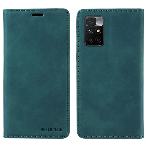 BETOPNICE 003 For Xiaomi Redmi Note 11 4G (MediaTek) / Redmi 10 4G (2021) / Redmi 10 2022 4G / 10 Prime RFID Blocking Phone Leather Case