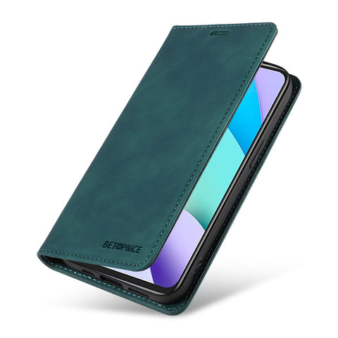 BETOPNICE 003 For Xiaomi Redmi Note 11 4G (MediaTek) / Redmi 10 4G (2021) / Redmi 10 2022 4G / 10 Prime RFID Blocking Phone Leather Case