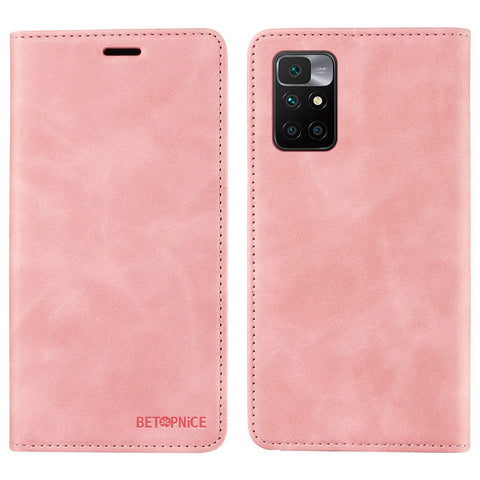 BETOPNICE 003 For Xiaomi Redmi Note 11 4G (MediaTek) / Redmi 10 4G (2021) / Redmi 10 2022 4G / 10 Prime RFID Blocking Phone Leather Case