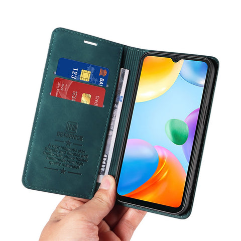 BETOPNICE 003 For Xiaomi Redmi 10C 4G / Redmi 10 (India) 4G / Redmi 10 Power Phone Case RFID Blocking Leather Cover