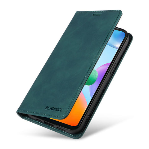 BETOPNICE 003 For Xiaomi Redmi 10C 4G / Redmi 10 (India) 4G / Redmi 10 Power Phone Case RFID Blocking Leather Cover