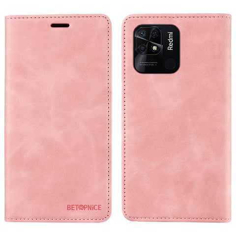 BETOPNICE 003 For Xiaomi Redmi 10C 4G / Redmi 10 (India) 4G / Redmi 10 Power Phone Case RFID Blocking Leather Cover