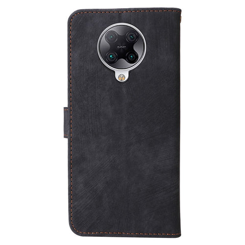 For Xiaomi Poco F2 Pro / Redmi K30 Pro / K30 Pro Zoom / K30 Ultra Scratch Proof Cover RFID Blocking Wallet Leather Stand Case with Strap
