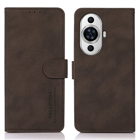 KHAZNEH For Huawei nova 11 Pro / nova 11 Ultra Textured PU Leather Wallet Case Phone Stand Cover