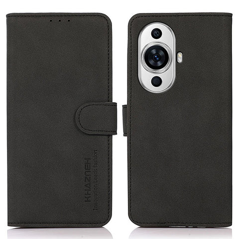 KHAZNEH For Huawei nova 11 / nova 12s 4G / nova 12 Lite 4G Textured PU Leather Protective Phone Case Wallet Stand Cover