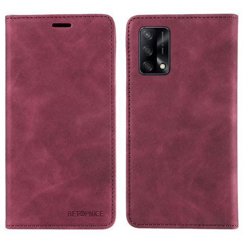 BETOPNICE 003 For Oppo A74 4G / F19 / F19s / A95 4G / Reno6 Lite RFID Blocking Flip Stand Leather Phone Case Wallet Cover