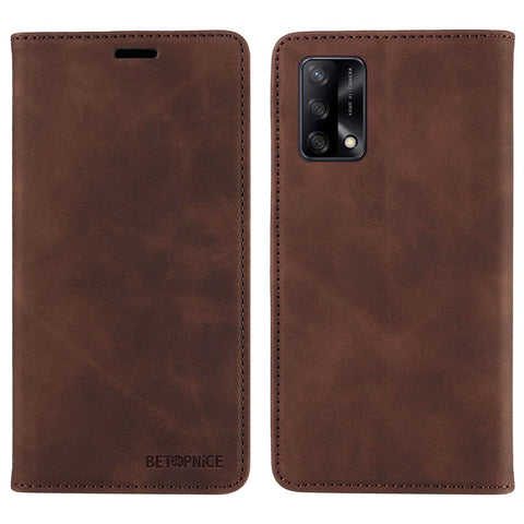 BETOPNICE 003 For Oppo A74 4G / F19 / F19s / A95 4G / Reno6 Lite RFID Blocking Flip Stand Leather Phone Case Wallet Cover