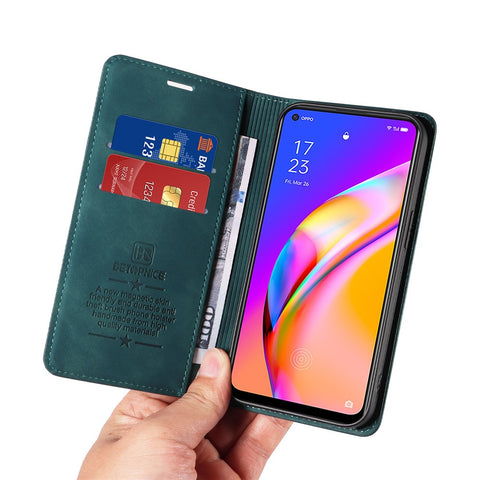 BETOPNICE 003 For Oppo A94 5G / Reno5 Z / F19 Pro+ 5G / A95 5G / Reno6 Z Flip Stand Leather Phone Case RFID Blocking Wallet Cover