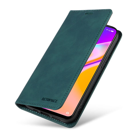 BETOPNICE 003 For Oppo A94 5G / Reno5 Z / F19 Pro+ 5G / A95 5G / Reno6 Z Flip Stand Leather Phone Case RFID Blocking Wallet Cover
