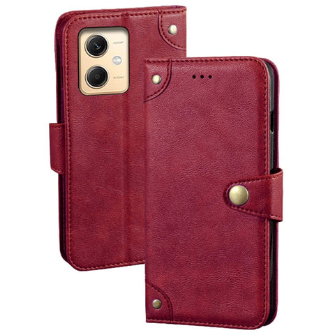 IDEWEI For Xiaomi Redmi Note 12R Pro 5G Anti-Scratch Phone Case Stand Wallet PU Leather Phone Cover