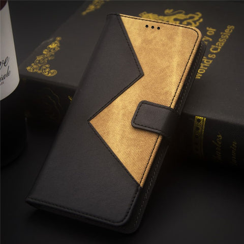 IDEWEI For Xiaomi Redmi Note 12R Pro 5G PU Leather Stand Case Card Slots Splicing Color Phone Cover