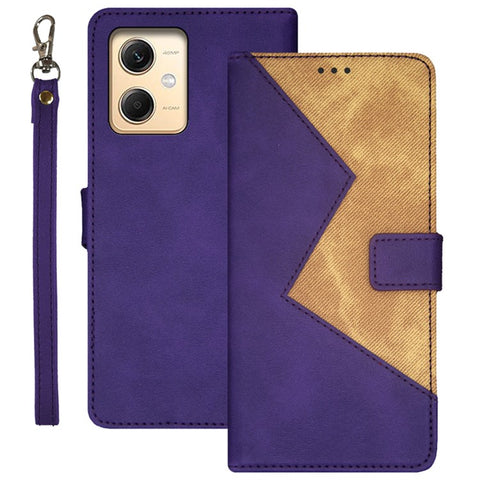 IDEWEI For Xiaomi Redmi Note 12R Pro 5G PU Leather Stand Case Card Slots Splicing Color Phone Cover