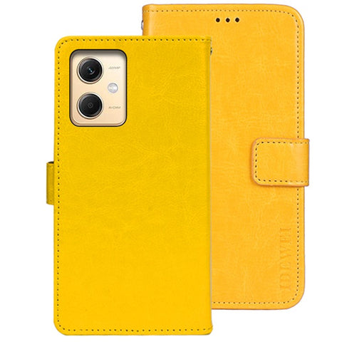 IDEWEI For Xiaomi Redmi Note 12R Pro 5G Wallet Leather Case Crazy Horse Texture Stand Anti-Fingerprint Phone Shell Cover