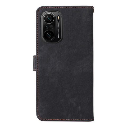 Phone Case for Xiaomi Poco F3 / Redmi K40 / K40 Pro / 11i 5G / Mi 11X / 11X Pro , PU Leather RFID Blocking Stand Wallet Cover with Strap