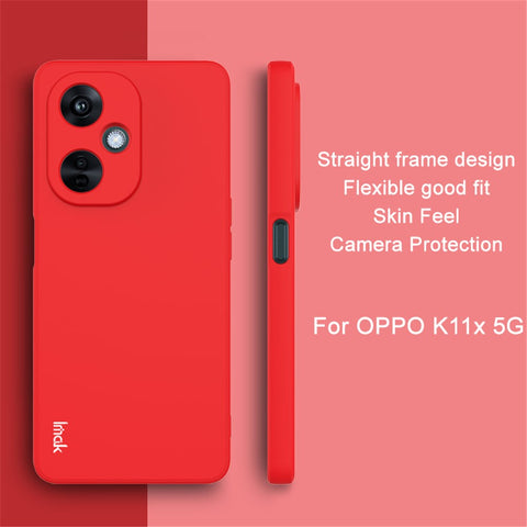 IMAK UC-4 Series Straight Edge Phone Case for OnePlus Nord CE 3 Lite 5G / Nord N30 5G / Oppo K11x 5G , TPU Protective Cover