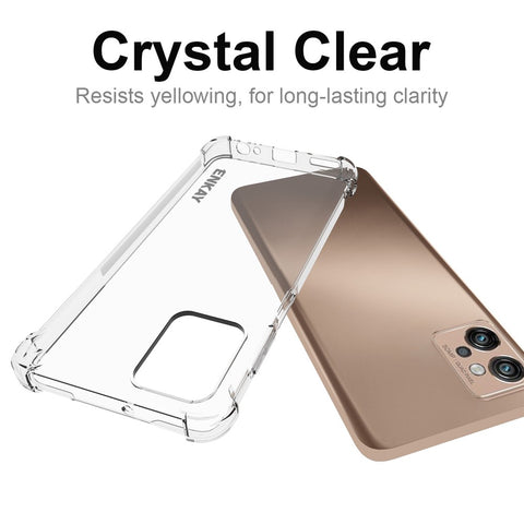 ENKAY HAT PRINCE For Motorola Moto G Power 5G Anti-drop Phone TPU Case with High Aluminium-silicon Glass Screen Film