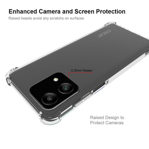 ENKAY HAT PRINCE For Motorola Moto G Stylus 5G (2023) Clear Phone Case TPU Cover with High Aluminium-silicon Glass Screen Film
