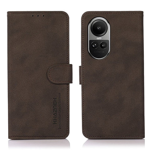 KHAZNEH For Oppo Reno10 Pro 5G (Global) / Reno10 5G (Global) Phone Case Phone Cover Textured PU Leather Wallet Stand Shell