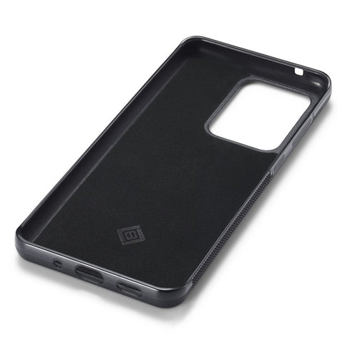 LC.IMEEKE Carbon Fiber Splicing Case for Samsung Galaxy S20 Ultra , PU Leather Coated TPU + EVA Cover