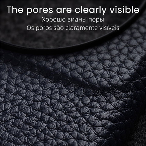 MELKCO Back Cover for Xiaomi 12 5G / 12X 5G / 12S 5G , Genuine Cow Leather Coated PC Incomplete Phone Case