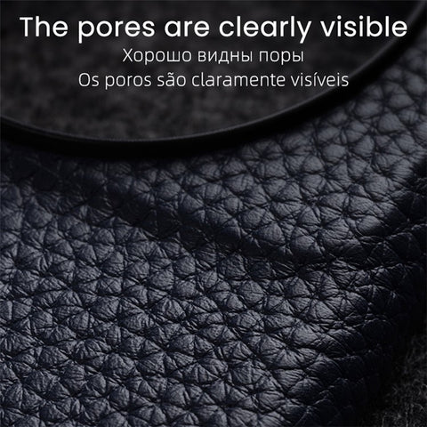 MELKCO Shock-absorbing Cover for Xiaomi 12S Ultra 5G Genuine Cow Leather Coated PC Incomplete Phone Case