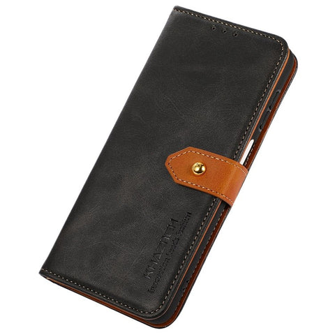 KHAZNEH For Oppo Reno10 Pro 5G (Global) / Reno10 5G (Global) Cowhide Texture Stand Phone Cover Wallet PU Leather Case