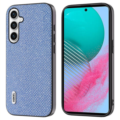 ABEEL For Samsung Galaxy M54 5G / F54 5G PU Leather+PC+TPU Back Case Bling Rhinestone Texture Phone Cover