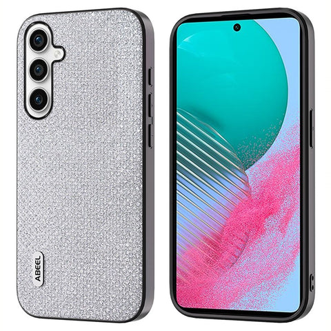 ABEEL For Samsung Galaxy M54 5G / F54 5G PU Leather+PC+TPU Back Case Bling Rhinestone Texture Phone Cover