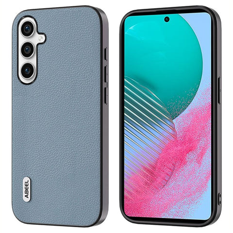 ABEEL For Samsung Galaxy M54 5G / F54 5G Shockproof Case Litchi Texture Cowhide Leather + PC + TPU Phone Cover