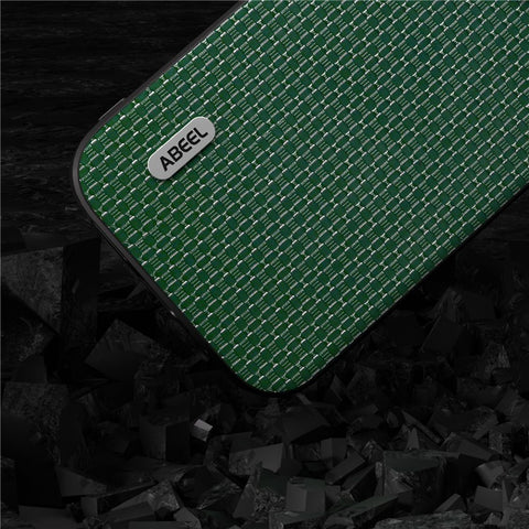 ABEEL For Samsung Galaxy M54 5G / F54 5G Protective Case Cowhide Leather Coated PC+TPU Phone Cover
