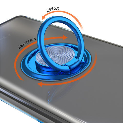 For Google Pixel 8 Electroplating TPU Phone Case Ring Kickstand Anti-drop Cover