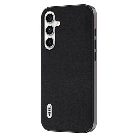 ABEEL For Samsung Galaxy M54 5G / F54 5G Nappa Texture Back Cover Genuine Cow Leather+PC+TPU Shockproof Phone Case
