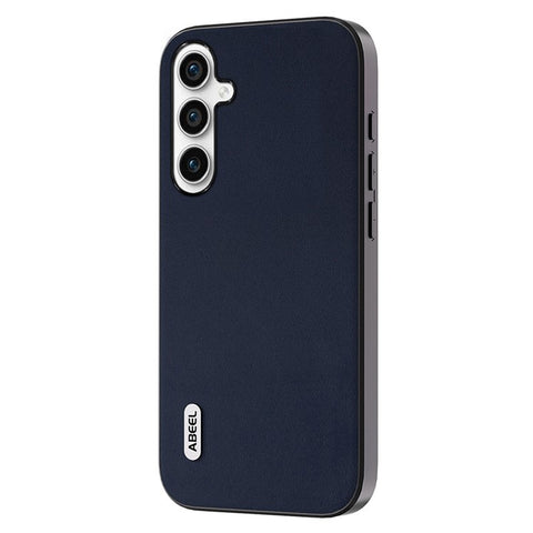 ABEEL For Samsung Galaxy M54 5G / F54 5G Nappa Texture Back Cover Genuine Cow Leather+PC+TPU Shockproof Phone Case