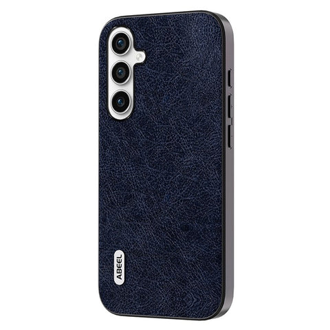 ABEEL Retro Phone Cover for Samsung Galaxy M54 5G / F54 5G Litchi Texture Leather Coated TPU+PC Case