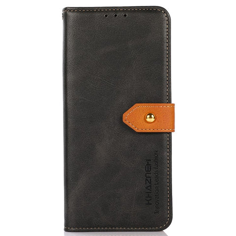 KHAZNEH For Motorola Moto G 5G (2023) Cowhide Texture Shell PU Leather Case Stand Phone Cover Wallet