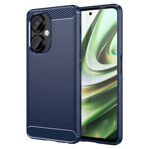 For OnePlus Nord N30 5G / Nord CE 3 Lite 5G TPU Phone Case Brushed Carbon Fiber Texture Cover