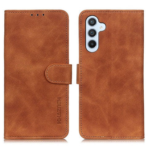 KHAZNEH For Samsung Galaxy F34 5G / M34 5G Wallet Phone Cover Retro Texture PU Leather Stand Case