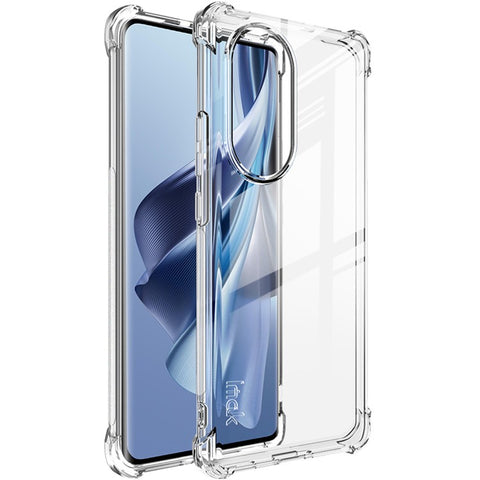 IMAK For Oppo Reno10 Pro 5G (Global) / Reno10 5G (Global) Clear Mobile Phone Case TPU Cover Four Corner Airbag Cushion Smartphone Shell