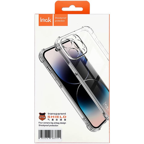 IMAK For Oppo Reno10 Pro 5G (Global) / Reno10 5G (Global) Clear Mobile Phone Case TPU Cover Four Corner Airbag Cushion Smartphone Shell