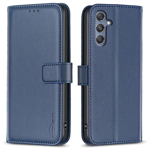 BINFEN COLOR BF17 Leather Flip Cover for Samsung Galaxy F34 5G / M34 5G , Wallet Stand Full Protection Phone Case