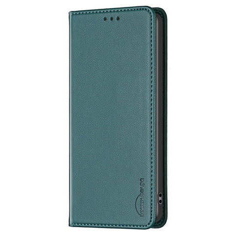 BINFEN COLOR BF18 For Oppo A78 4G Magnetic Leather Phone Case Card Holder Stand Full Protection Cover