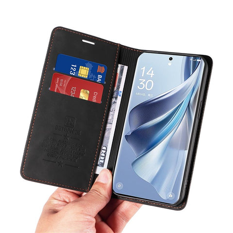BETOPNICE 003 For Oppo Reno10 Pro 5G (Global) / Reno10 5G (Global) PU Leather Wallet Shell RFID Blocking Stand Phone Case