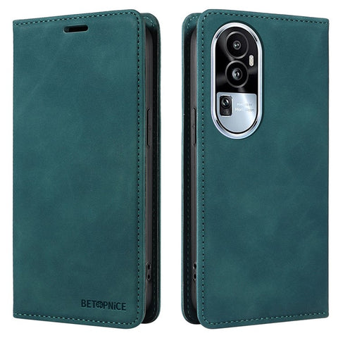 BETOPNICE 003 For Oppo Reno10 Pro 5G (Global) / Reno10 5G (Global) PU Leather Wallet Shell RFID Blocking Stand Phone Case