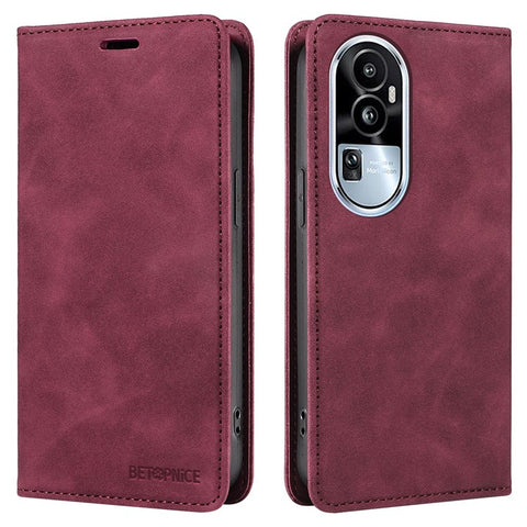 BETOPNICE 003 For Oppo Reno10 Pro 5G (Global) / Reno10 5G (Global) PU Leather Wallet Shell RFID Blocking Stand Phone Case