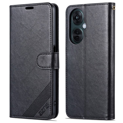 AZNS Wallet Phone Cover for Oppo K11x 5G , Stand PU Leather Anti-scratch Phone Case