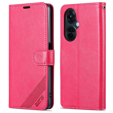 AZNS Wallet Phone Cover for Oppo K11x 5G , Stand PU Leather Anti-scratch Phone Case