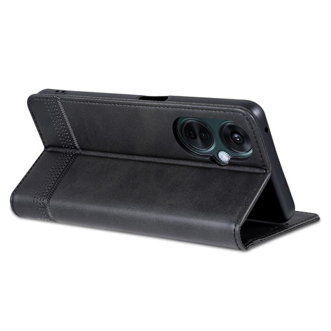 AZNS For Oppo K11x 5G Wallet PU Leather Phone Case Cowhide Texture Stand Cover