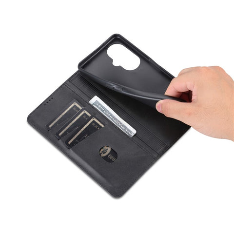 AZNS For Oppo K11x 5G Wallet PU Leather Phone Case Cowhide Texture Stand Cover