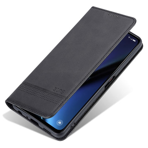 AZNS For Oppo K11x 5G Wallet PU Leather Phone Case Cowhide Texture Stand Cover