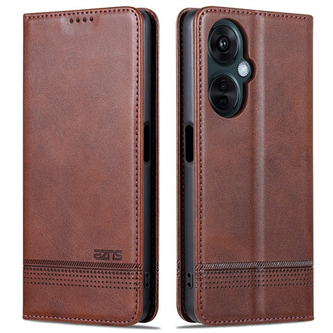 AZNS For Oppo K11x 5G Wallet PU Leather Phone Case Cowhide Texture Stand Cover